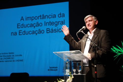 Presidente da Undime-SC. Foto: André Kopsch/Divulgação