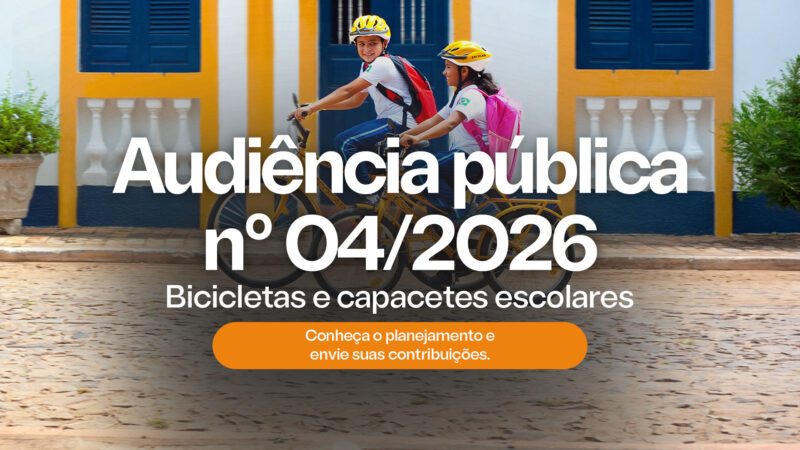 Audiência pública do FNDE planeja aquisição de bicicletas e capacetes escolares