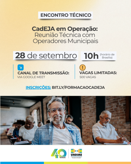 Undime e Conviva realizam reunião técnica com operadores municipais do CadEJA