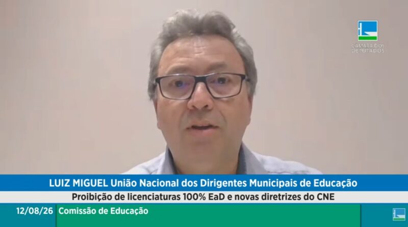 Undime participa de audiência pública na Câmara dos Deputados sobre formação de professores e licenciaturas a distância